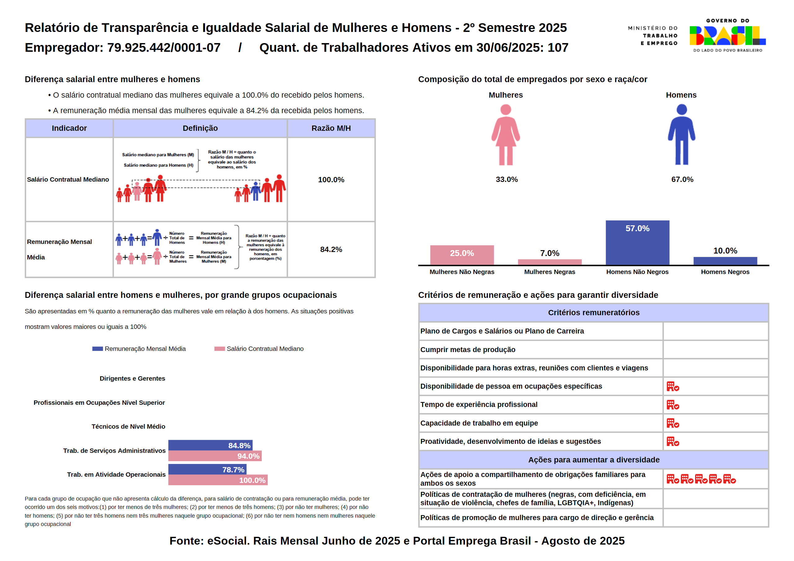 Relatorio de Igualdade Salarial Plasnox 2025