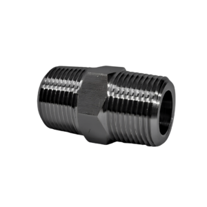 NIPLE DUPLO SEXTAVADO MM 3000LBS EM AÇO CARBONO