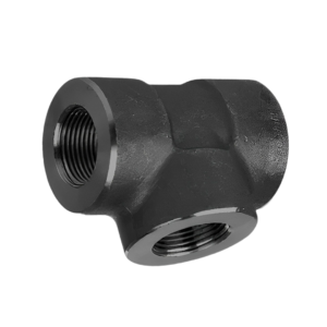 TEE 90 FF 3000LBS EM AÇO CARBONO